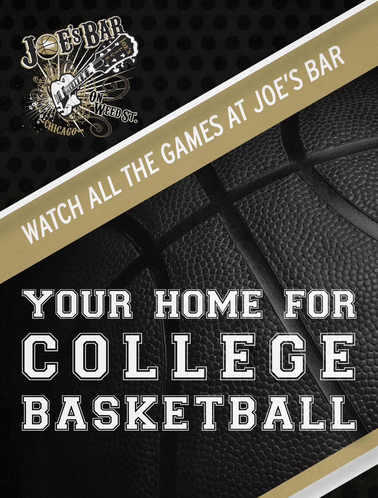 Watch College Basketball at Joe's on Weed St.