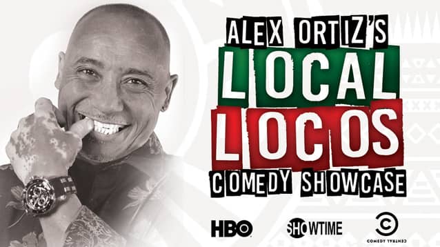 Poster for Alex Ortiz's Local Comedy Showcase on April 28, 2024 at Joe's on Weed St.